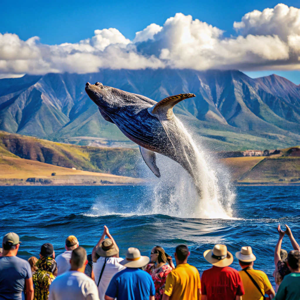 whale-watching season in Hawaii.