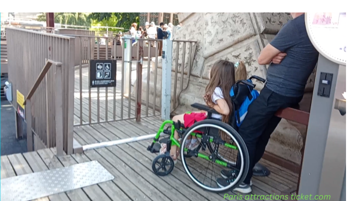 Wheelchair at Eiffel tower