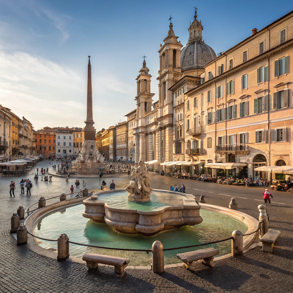 Piazza Navona in Italy